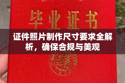 青田证件照片制作尺寸要求全解析，确保合规与美观