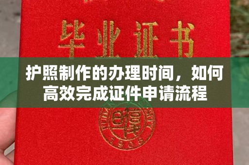 青田护照制作的办理时间，如何高效完成证件申请流程